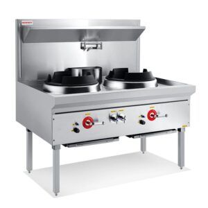 DEWA COMPACT DOUBLE BURNER WOK RANGE NW-2BC