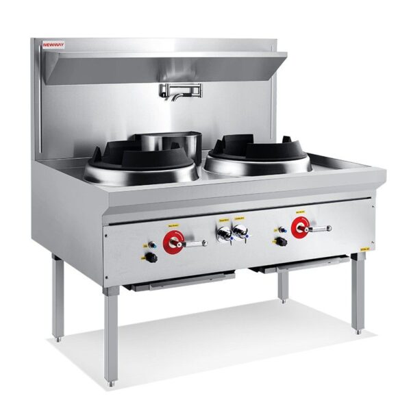 DEWA COMPACT DOUBLE BURNER WOK RANGE NW-2BC